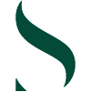 monogramme logo studio sillage vert s